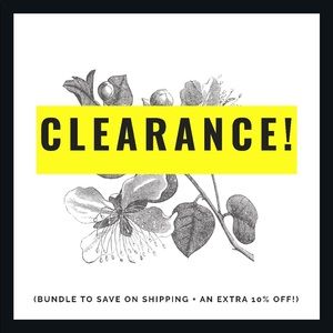 CLEARANCE ITEMS!!